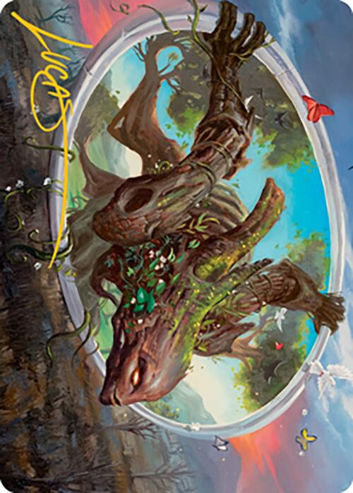 Gaea's Will Art Card (Gold-Stamped Signature) [Modern Horizons 2 Art Series] | Exor Games Dartmouth