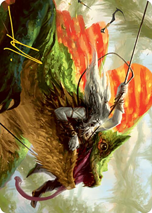 Captured by Lagacs Art Card (Gold-Stamped Signature) [Modern Horizons 2 Art Series] | Exor Games Dartmouth