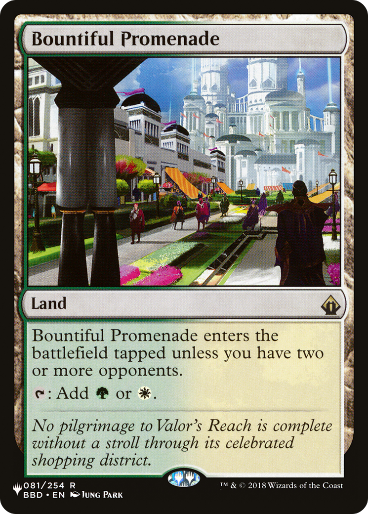 Bountiful Promenade [The List] | Exor Games Dartmouth