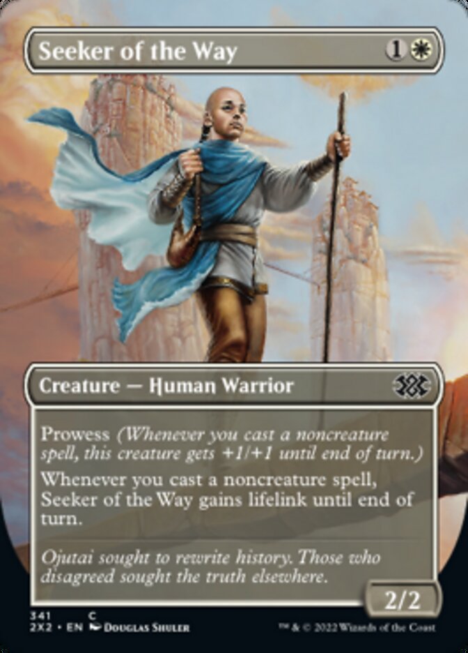 Seeker of the Way (Borderless Alternate Art) [Double Masters 2022] | Exor Games Dartmouth