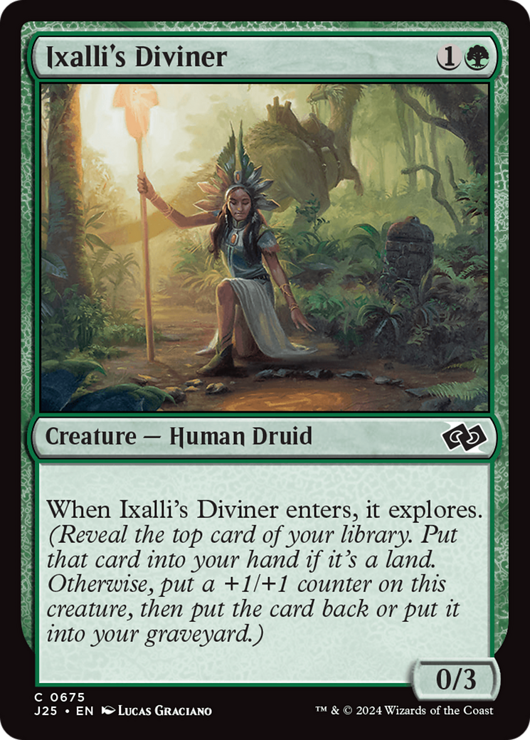 Ixalli's Diviner [Foundations Jumpstart] | Exor Games Dartmouth