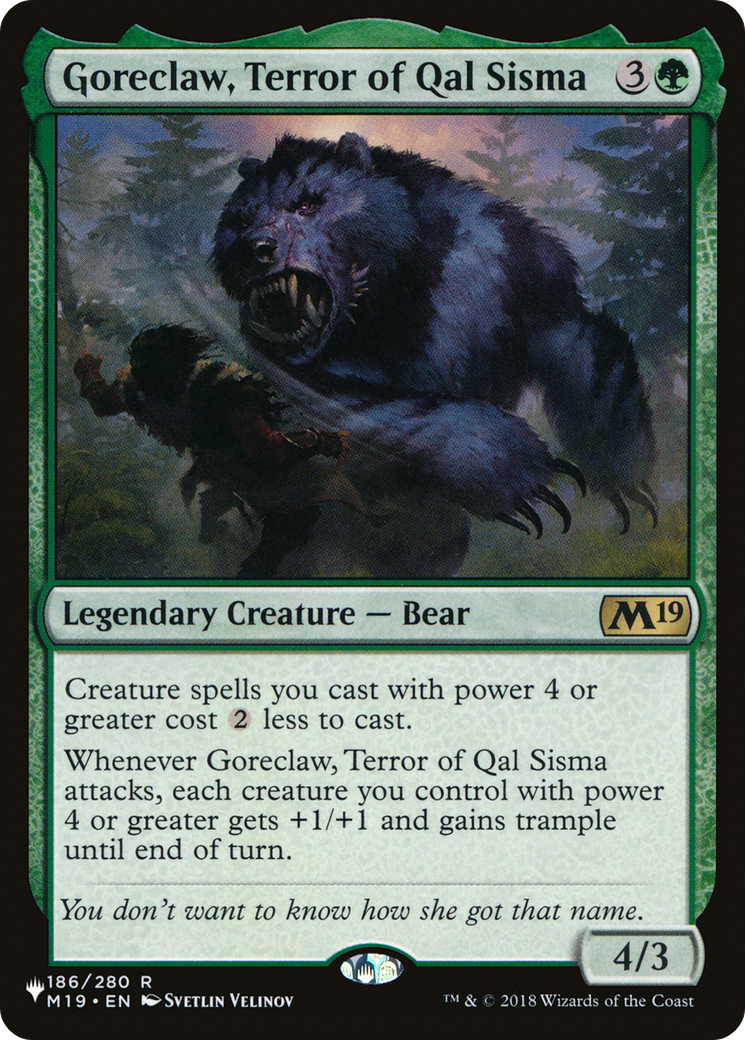 Goreclaw, Terror of Qal Sisma [The List] | Exor Games Dartmouth