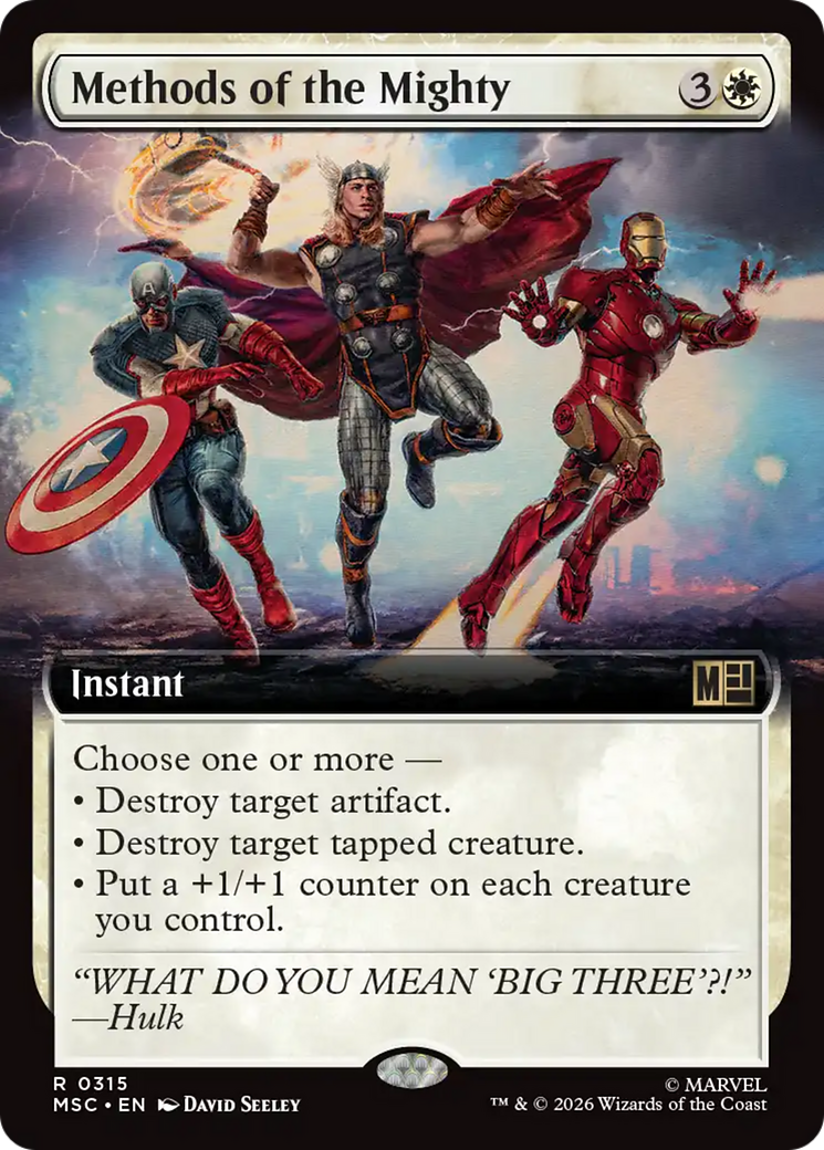 Methods of the Mighty (Extended Art) [Marvel Super Heroes Commander] | Exor Games Dartmouth