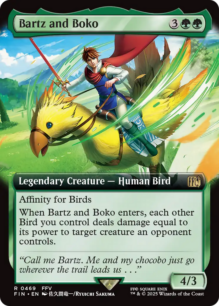 Bartz and Boko (Extended Art) [FINAL FANTASY] | Exor Games Dartmouth