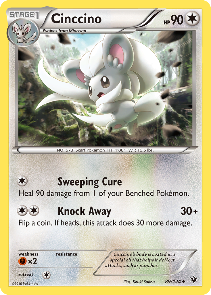 Cinccino (89/124) [XY: Fates Collide] | Exor Games Dartmouth