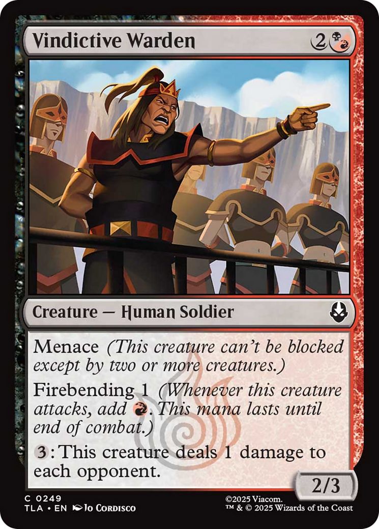 Vindictive Warden [Avatar: The Last Airbender] | Exor Games Dartmouth
