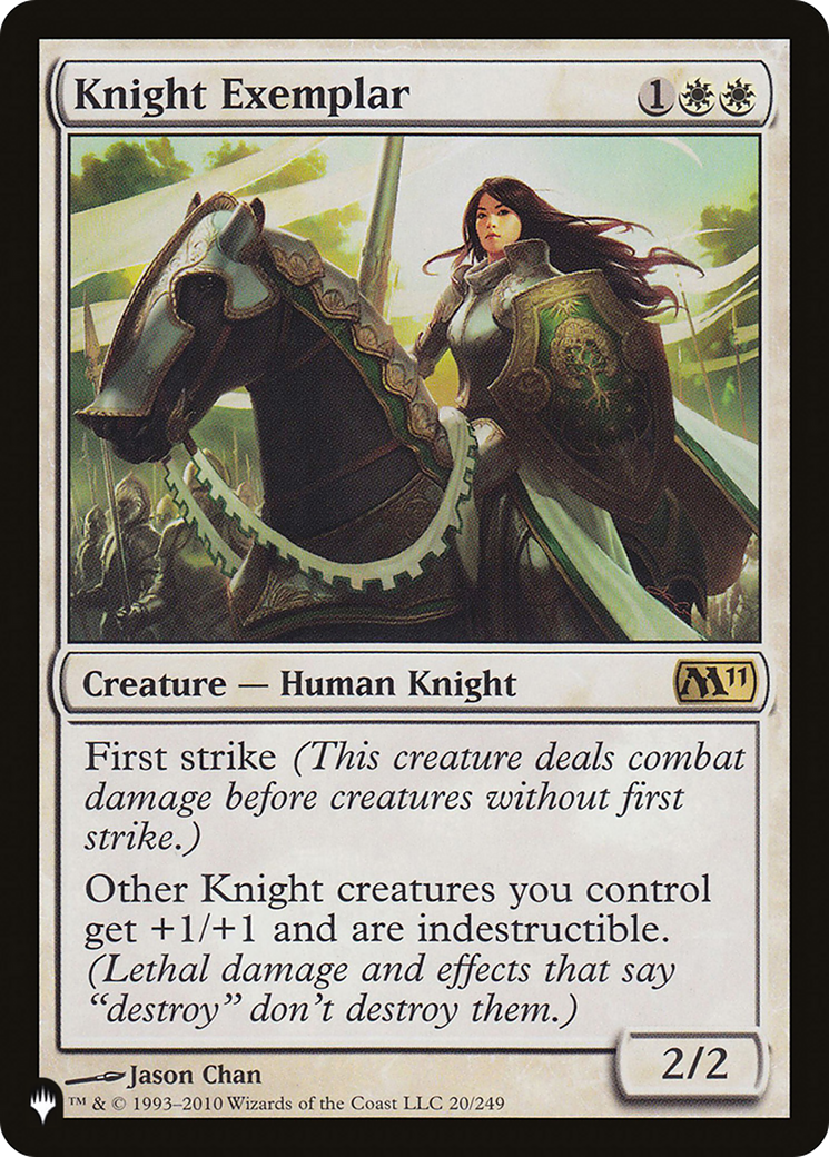 Knight Exemplar (Magic 2011) [The List] | Exor Games Dartmouth