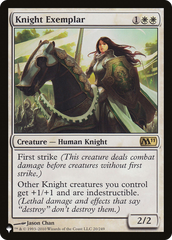 Knight Exemplar (Magic 2011) [The List] | Exor Games Dartmouth