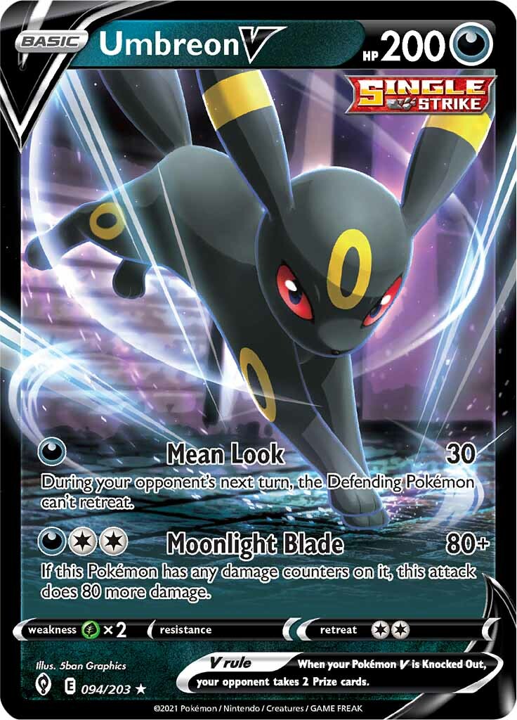 Umbreon V (094/203) [Sword & Shield: Evolving Skies] | Exor Games Dartmouth