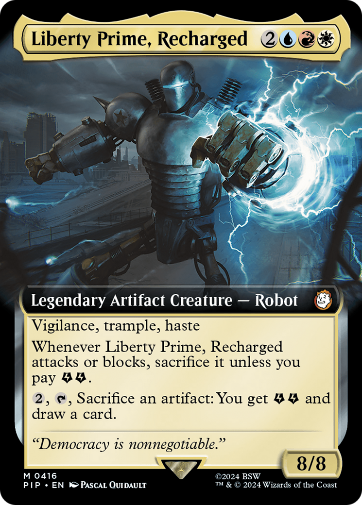 Liberty Prime, Recharged (Extended Art) [Fallout] | Exor Games Dartmouth