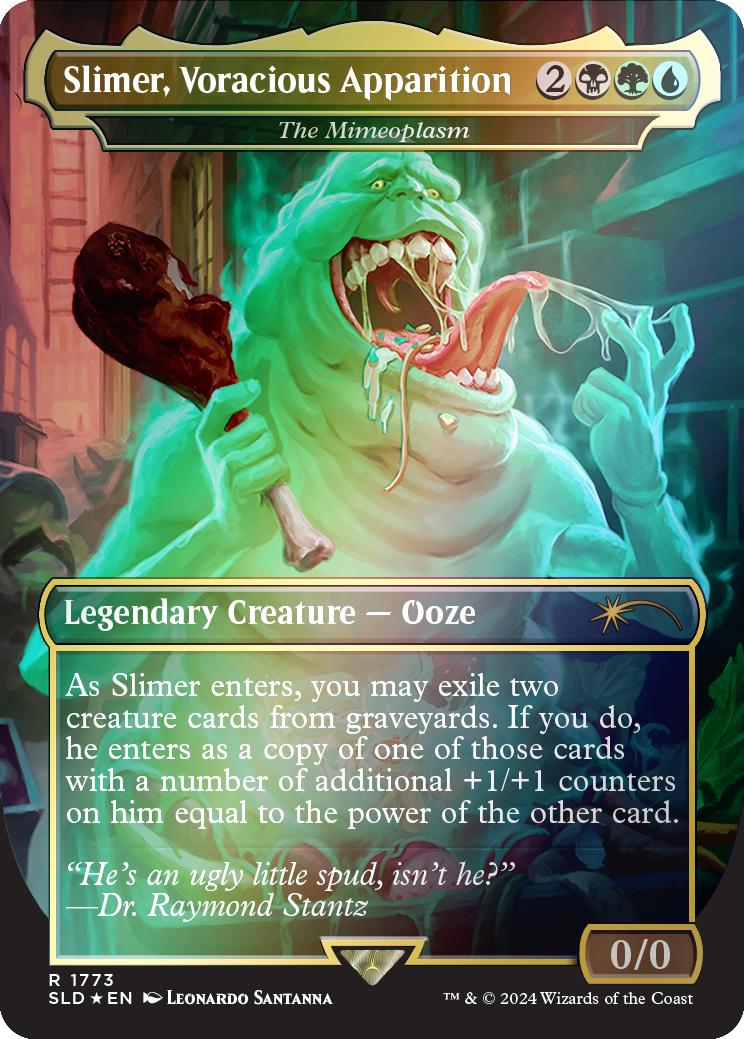 Slimer, Voracious Apparition - The Mimeoplasm (Rainbow Foil) [Secret Lair Drop Series] | Exor Games Dartmouth