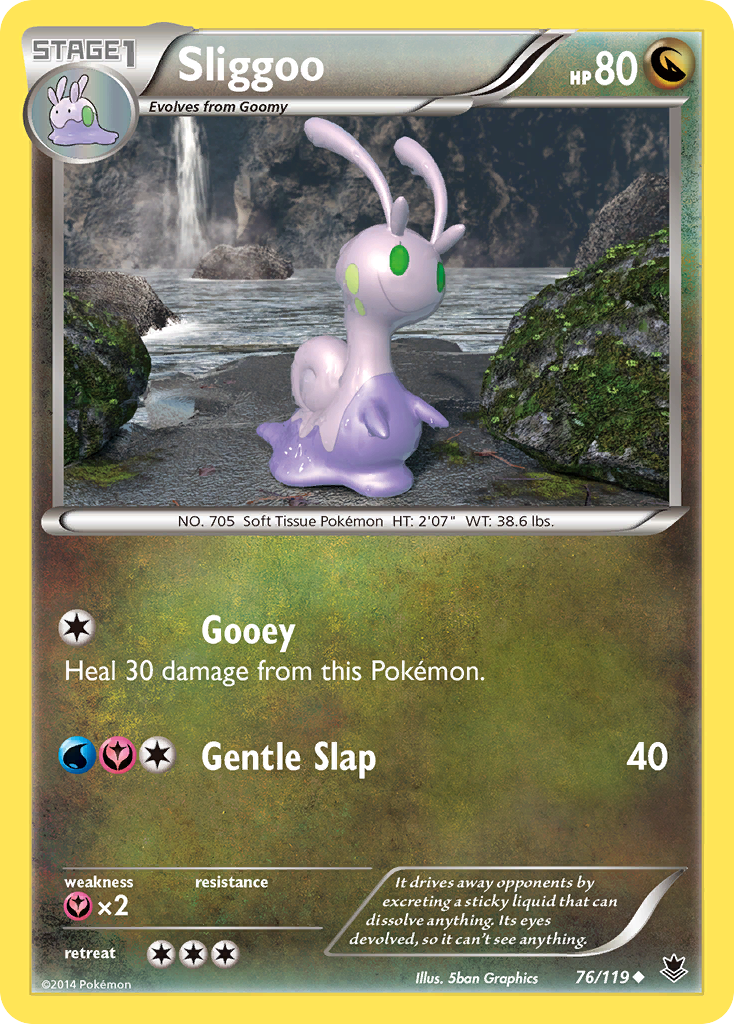 Sliggoo (76/119) [XY: Phantom Forces] | Exor Games Dartmouth