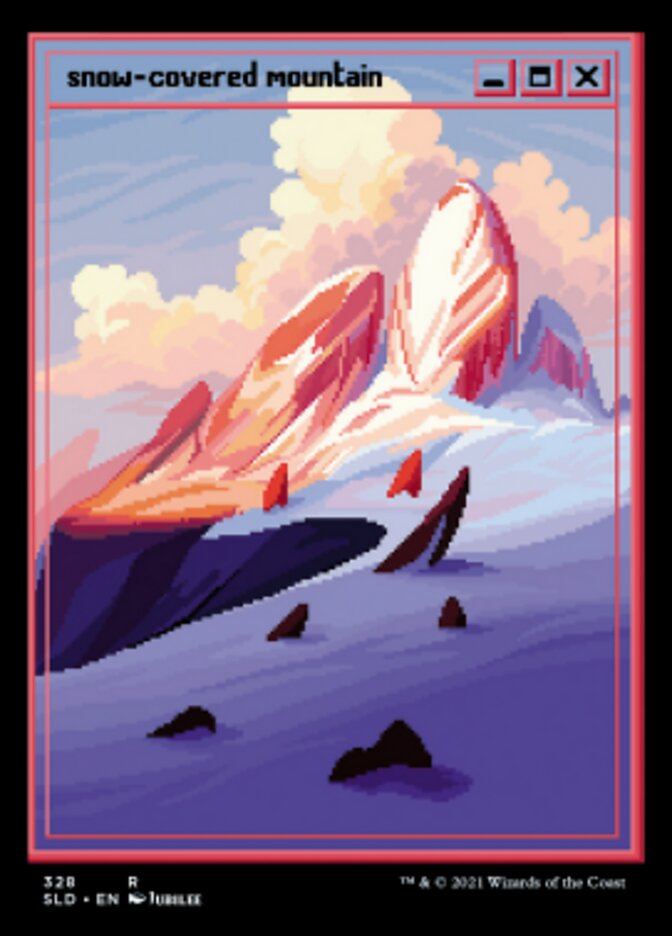 Snow-Covered Mountain (328) [Secret Lair Drop Series] | Exor Games Dartmouth