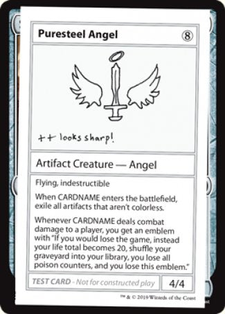 Puresteel Angel (2021 Edition) [Mystery Booster Playtest Cards] | Exor Games Dartmouth