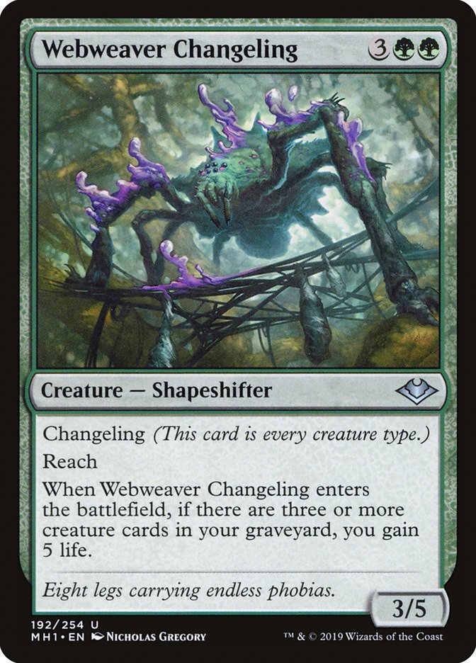 Webweaver Changeling [Modern Horizons] | Exor Games Dartmouth