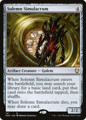 Solemn Simulacrum [Phyrexia: All Will Be One Commander] | Exor Games Dartmouth