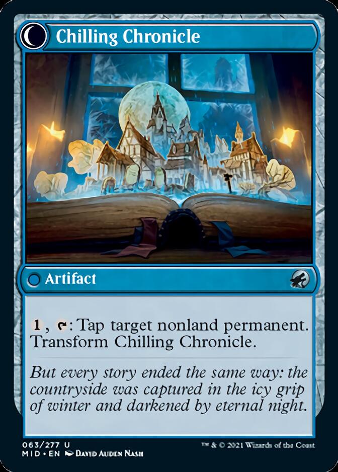 Mysterious Tome // Chilling Chronicle [Innistrad: Midnight Hunt] | Exor Games Dartmouth
