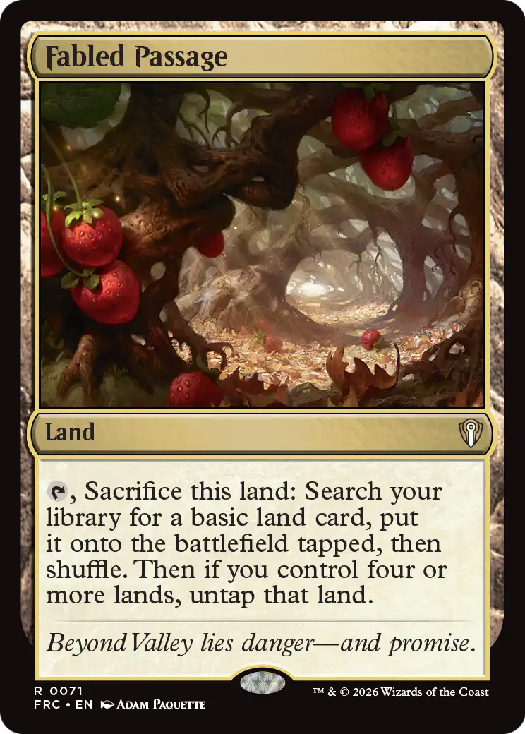 Fabled Passage [Reality Fracture Commander] | Exor Games Dartmouth