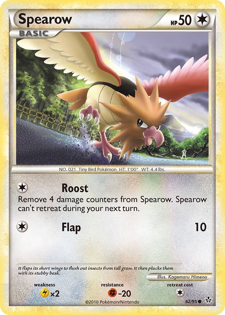 Spearow (62/95) [HeartGold & SoulSilver: Unleashed] | Exor Games Dartmouth
