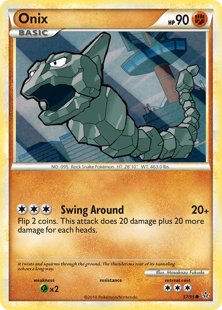 Onix (57/95) [HeartGold & SoulSilver: Unleashed] | Exor Games Dartmouth