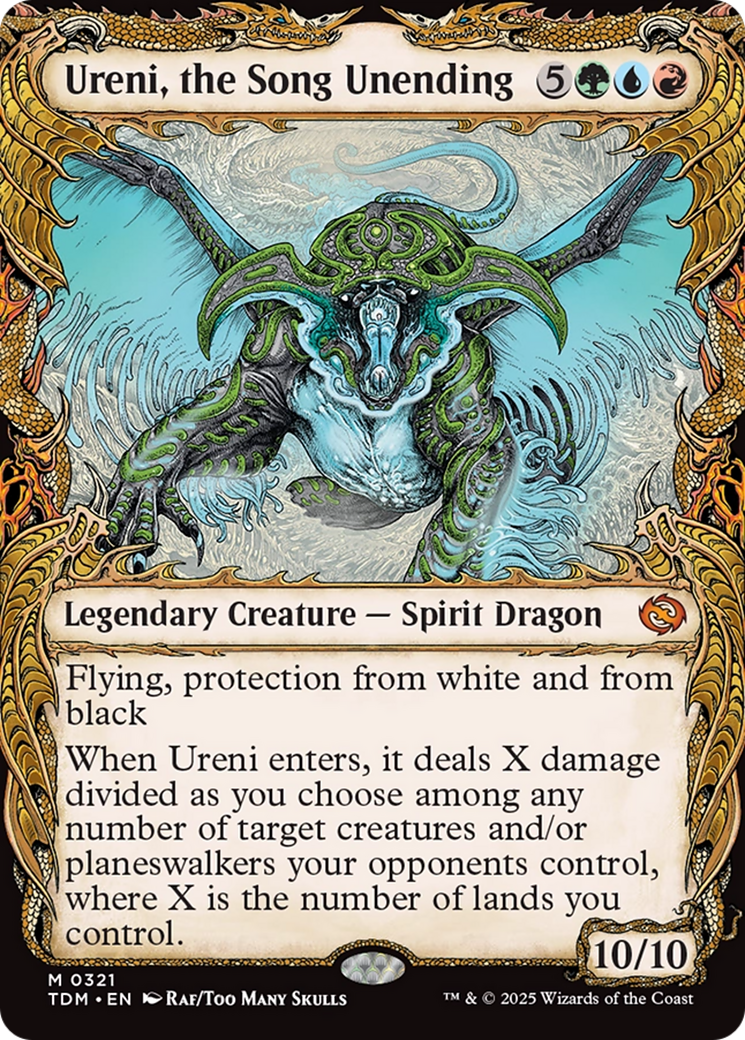 Ureni, the Song Unending (Showcase) [Tarkir: Dragonstorm] | Exor Games Dartmouth