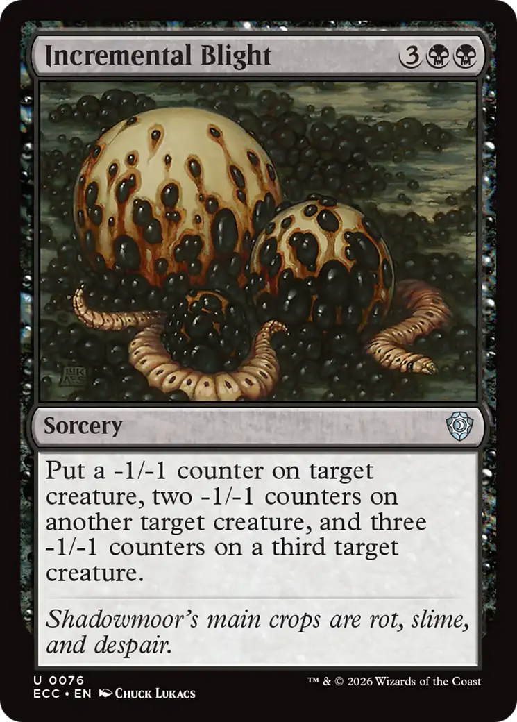 Incremental Blight [Lorwyn Eclipsed Commander] | Exor Games Dartmouth