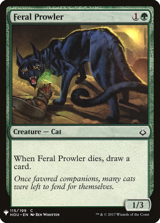 Feral Prowler [Mystery Booster] | Exor Games Dartmouth