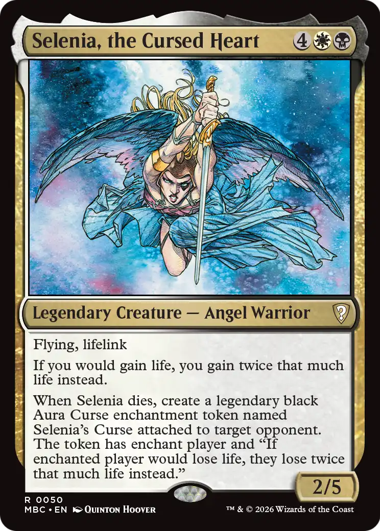 Selenia, the Cursed Heart [Mystery Booster: Commander Edition] | Exor Games Dartmouth