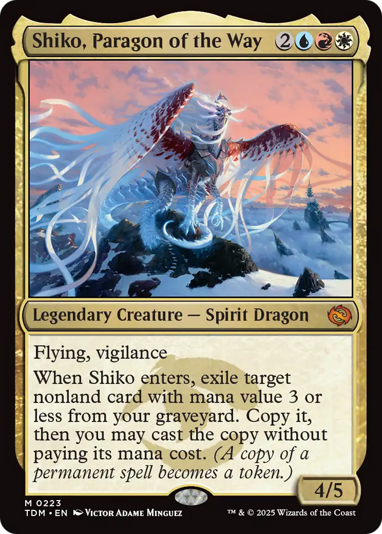 Shiko, Paragon of the Way [Tarkir: Dragonstorm] | Exor Games Dartmouth