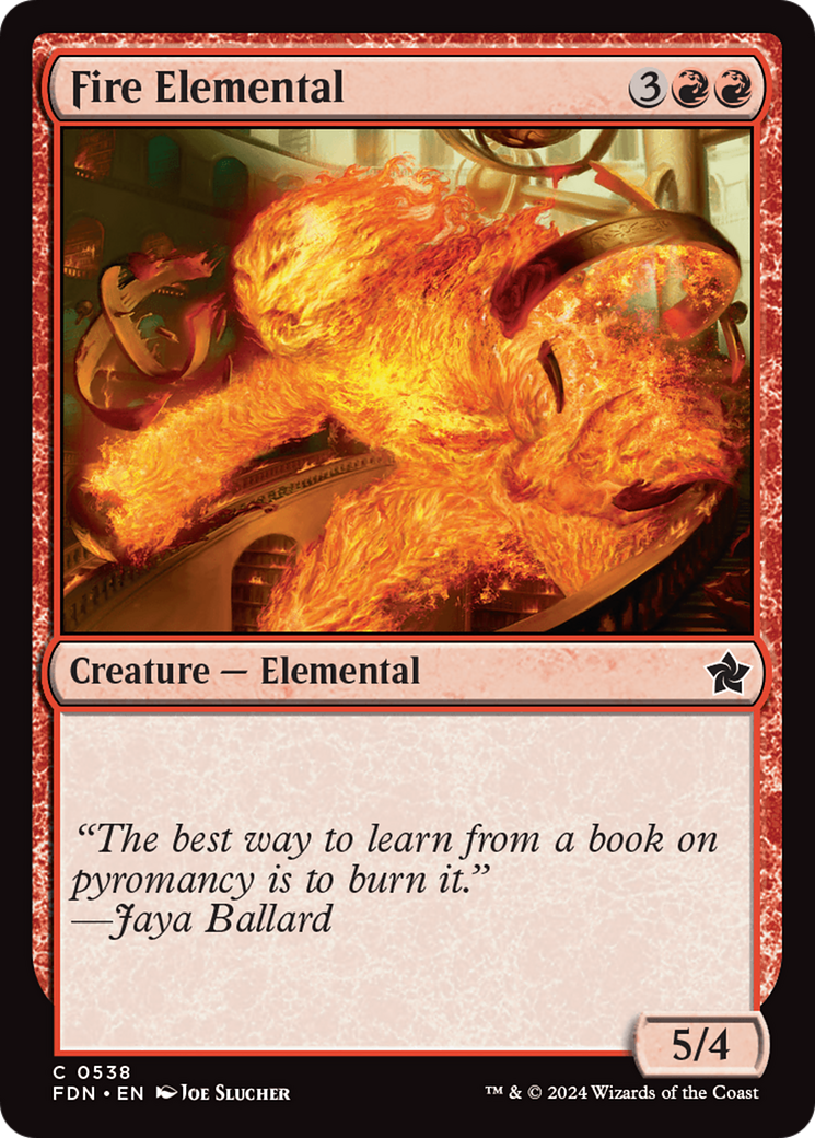 Fire Elemental [Foundations] | Exor Games Dartmouth