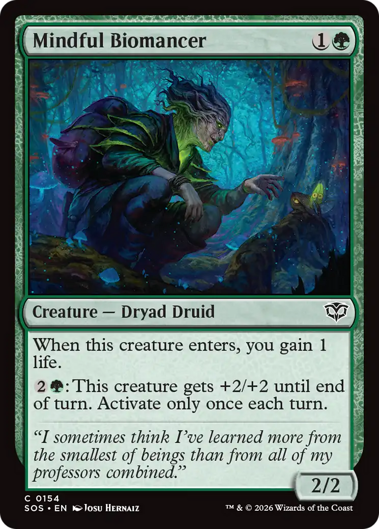 Mindful Biomancer [Secrets of Strixhaven] | Exor Games Dartmouth