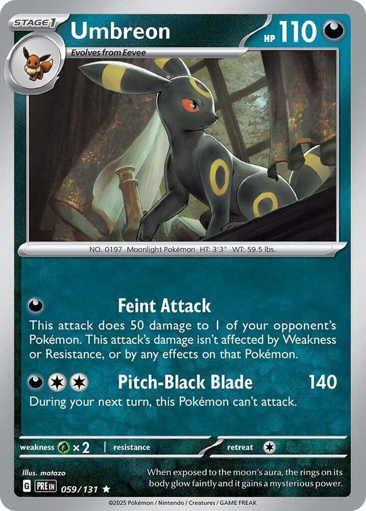 Umbreon (059/131) [Scarlet & Violet: Prismatic Evolutions] | Exor Games Dartmouth