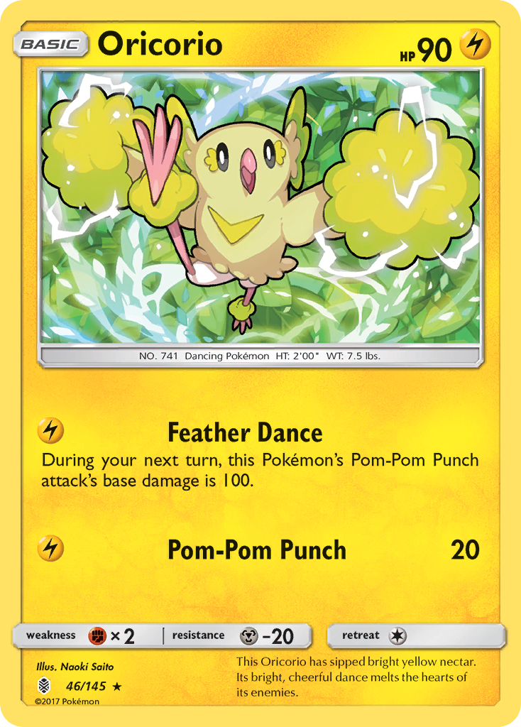 Oricorio (46/145) [Sun & Moon: Guardians Rising] | Exor Games Dartmouth
