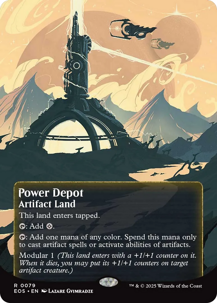 Power Depot (0079) (Borderless) [Edge of Eternities: Stellar Sights] | Exor Games Dartmouth