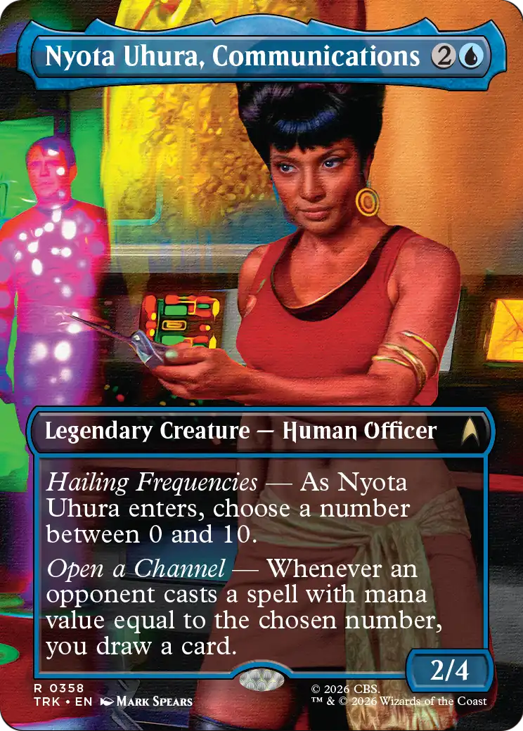 Nyota Uhura, Communications Officer (Borderless) [Star Trek] | Exor Games Dartmouth
