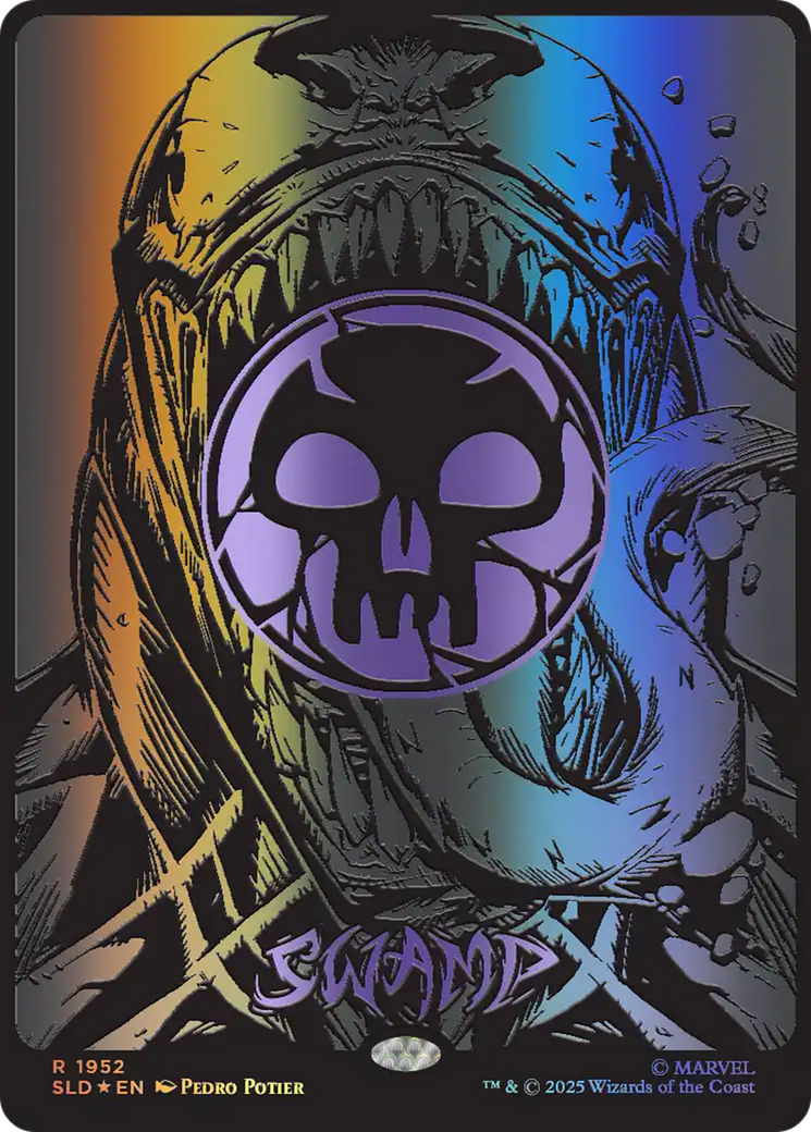 Swamp (1952) (Raised Foil) [Secret Lair Drop Series] | Exor Games Dartmouth