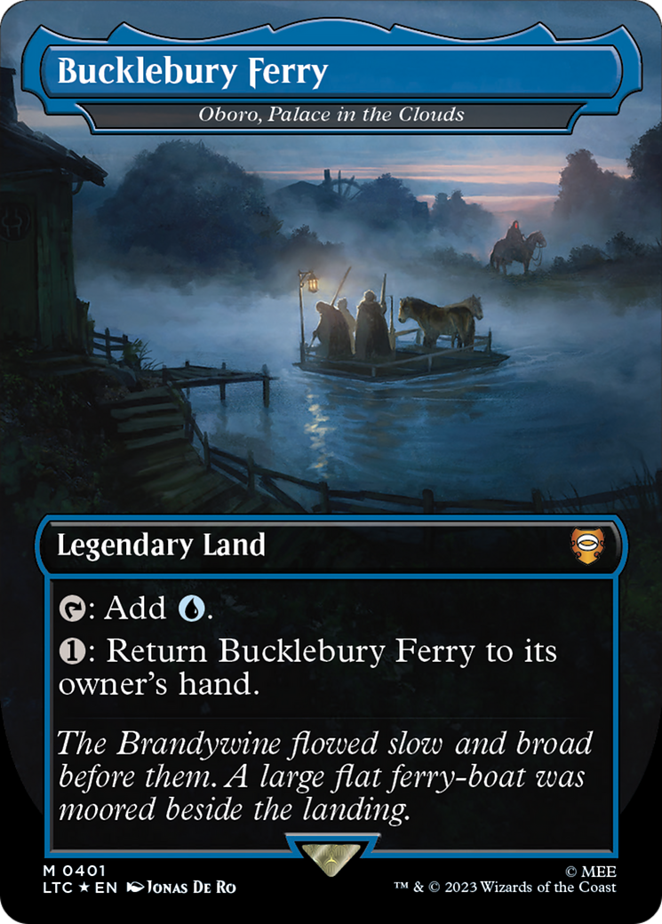 Bucklebury Ferry - Oboro, Palace in the Clouds (Surge Foil Realms and Relics) [The Lord of the Rings: Tales of Middle-Earth Commander] | Exor Games Dartmouth