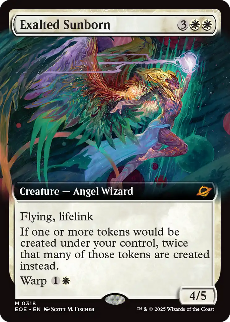 Exalted Sunborn (Extended Art) [Edge of Eternities] | Exor Games Dartmouth