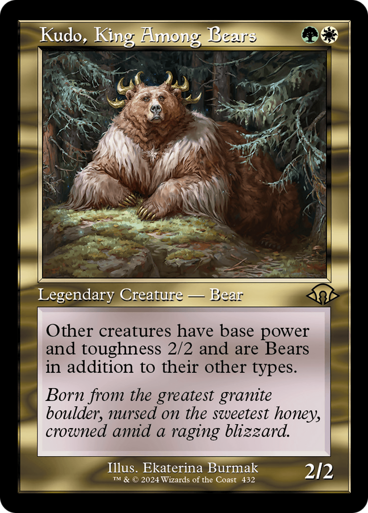 Kudo, King Among Bears (Retro) [Modern Horizons 3] | Exor Games Dartmouth