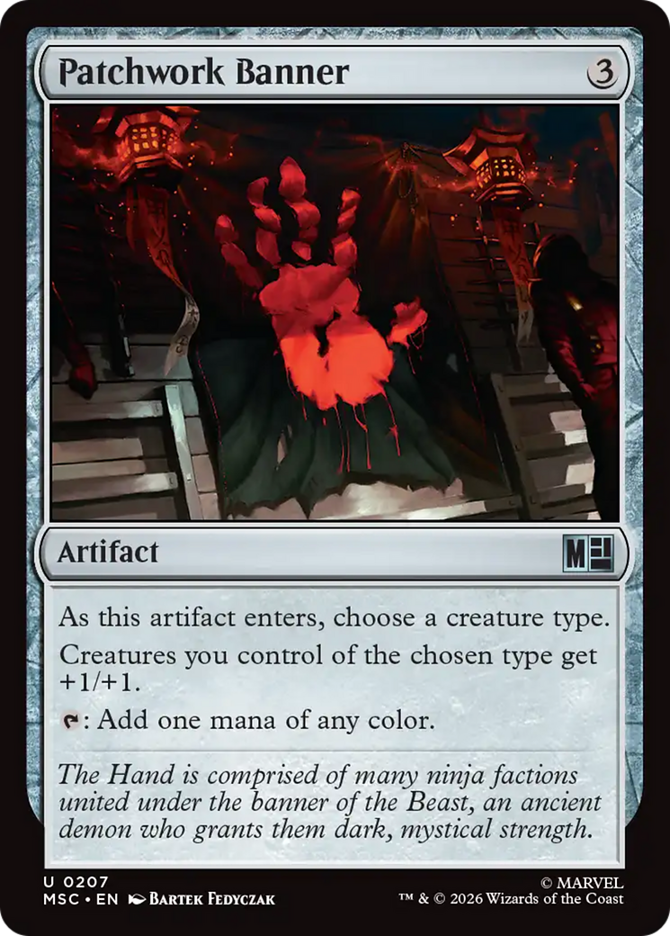 Patchwork Banner (Surge Foil) [Marvel Super Heroes Commander] | Exor Games Dartmouth