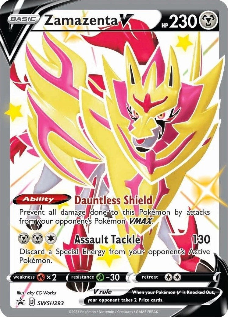 Zamazenta V (SWSH293) [Sword & Shield: Black Star Promos] | Exor Games Dartmouth