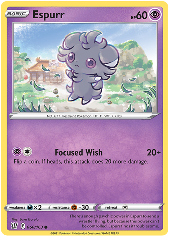 Espurr (060/163) [Sword & Shield: Battle Styles] | Exor Games Dartmouth