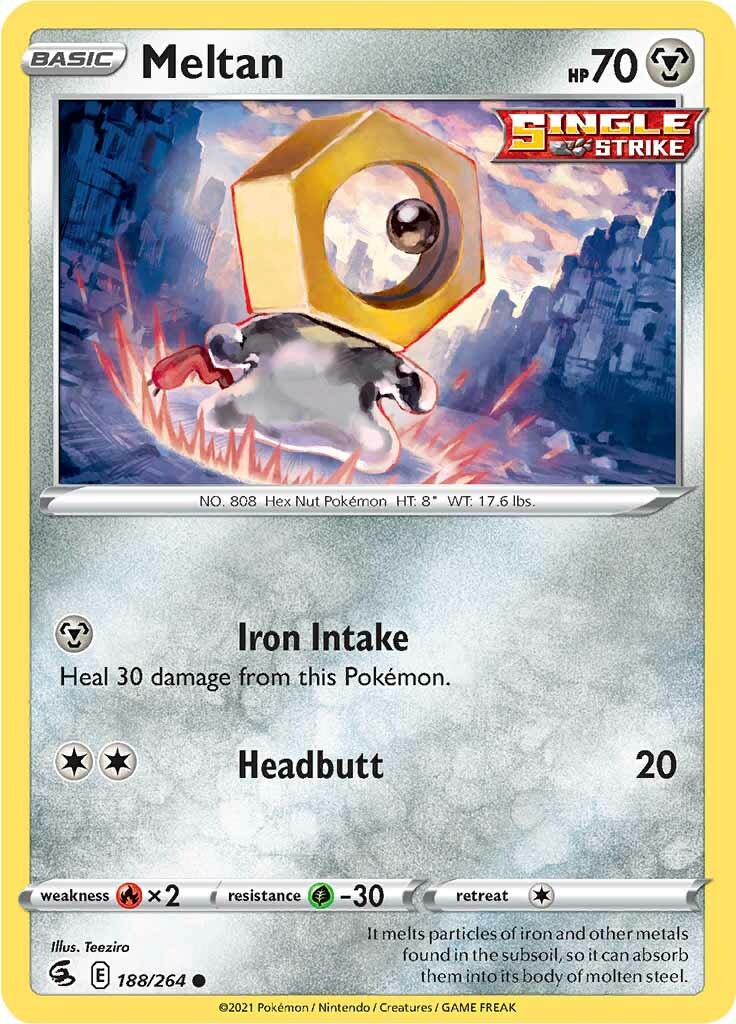 Meltan (188/264) [Sword & Shield: Fusion Strike] | Exor Games Dartmouth