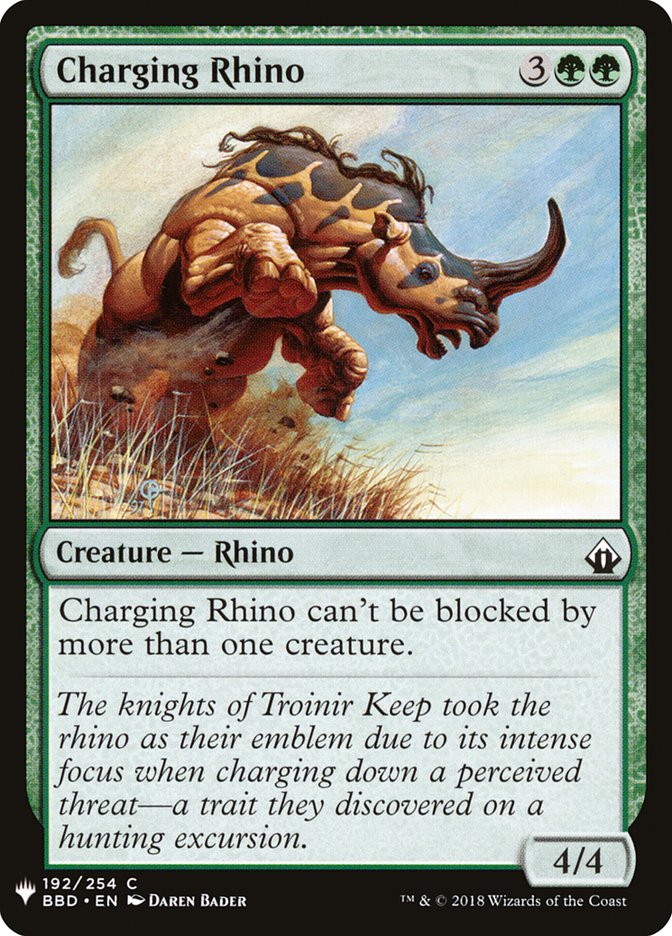 Charging Rhino [Mystery Booster] | Exor Games Dartmouth