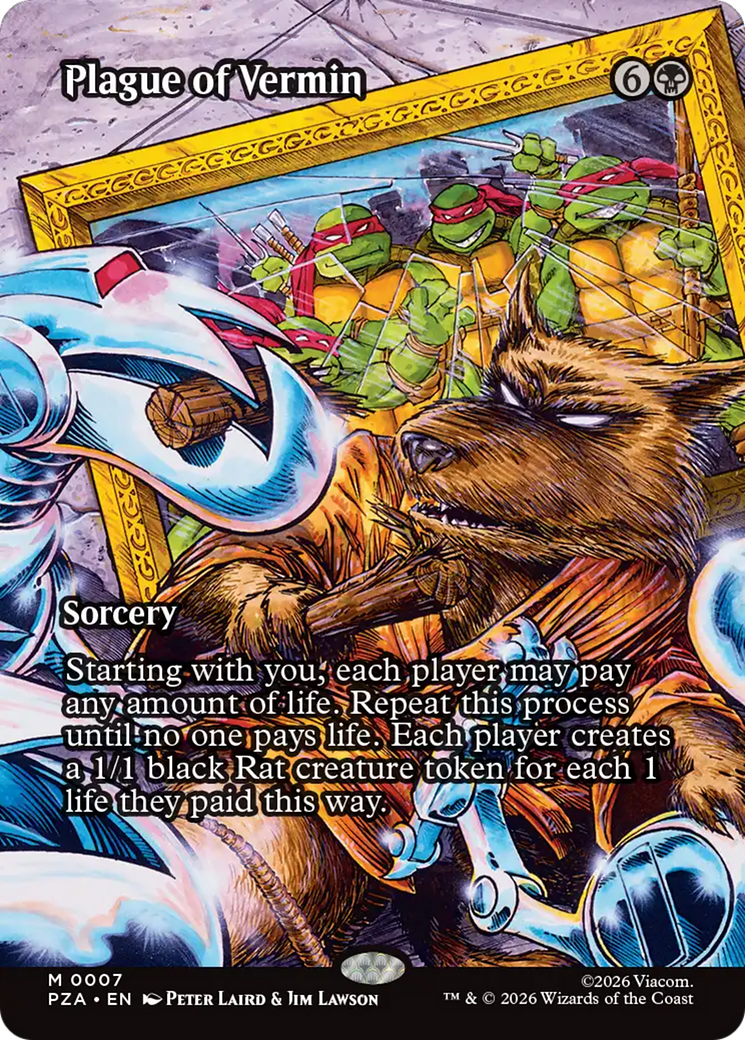 Plague of Vermin (Borderless) [Teenage Mutant Ninja Turtles Eternal-Legal] | Exor Games Dartmouth