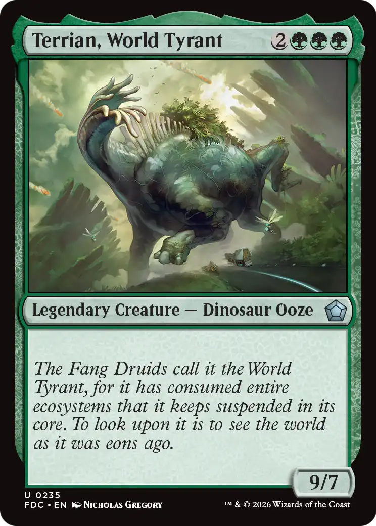 Terrian, World Tyrant [Foundations Commander] | Exor Games Dartmouth
