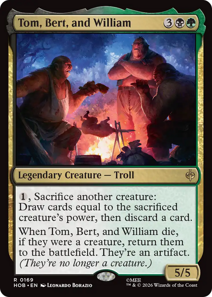 Tom, Bert, and William [The Hobbit] | Exor Games Dartmouth