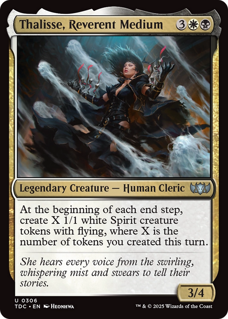 Thalisse, Reverent Medium [Tarkir: Dragonstorm Commander] | Exor Games Dartmouth