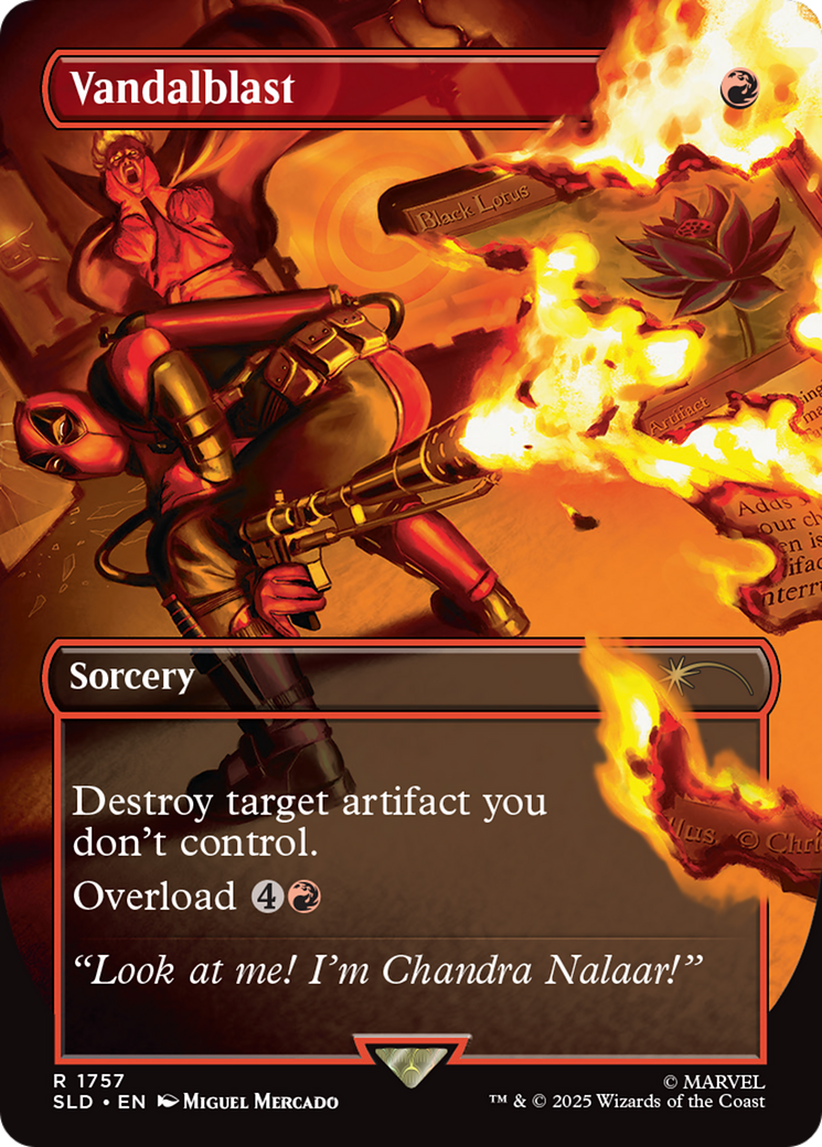 Vandalblast (1757) (Rainbow Foil) [Secret Lair Drop Series] | Exor Games Dartmouth
