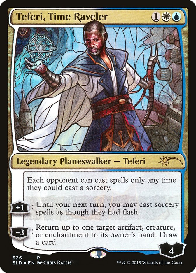 Teferi, Time Raveler (Stained Glass) [Secret Lair Drop Promos] | Exor Games Dartmouth